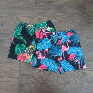 PatPat Boys Swim Trunks Tropical Flamingo Size 3T 4T
